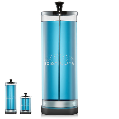 Glass Disinfecting Jar - Barber - Beauty - Nail Salon